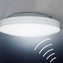 RS 105 L - Сенсорный настенно-потолочный светильник для ванных комнат с датчиками объема Steinel - Германия